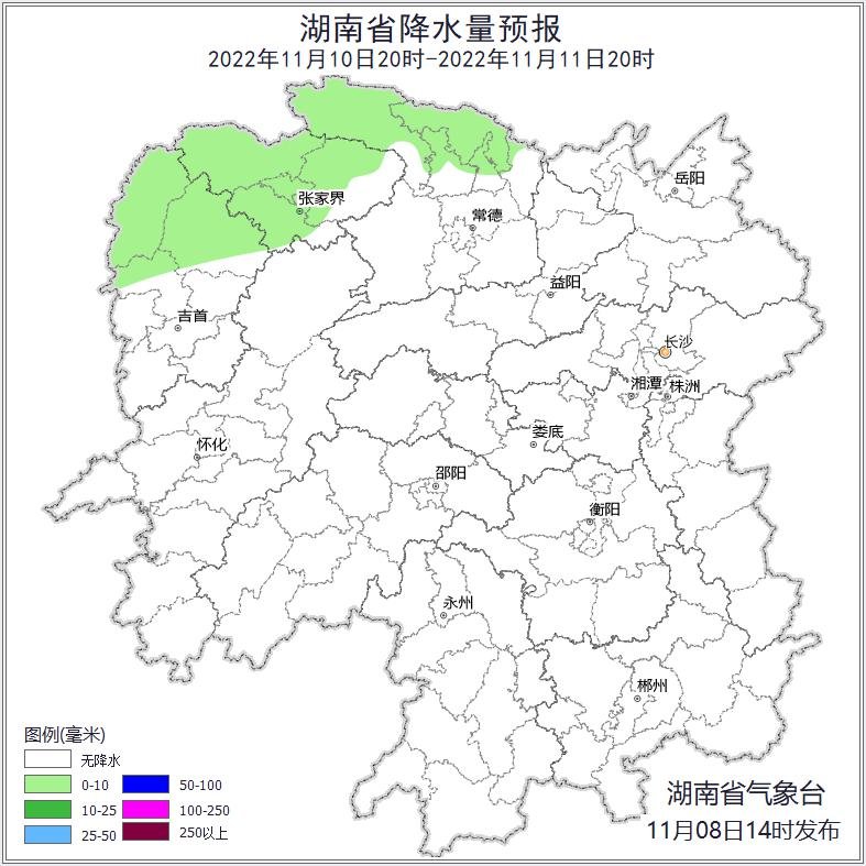 未来三天，湖南大部以晴天间多云、昼夜温差大的天气为主。